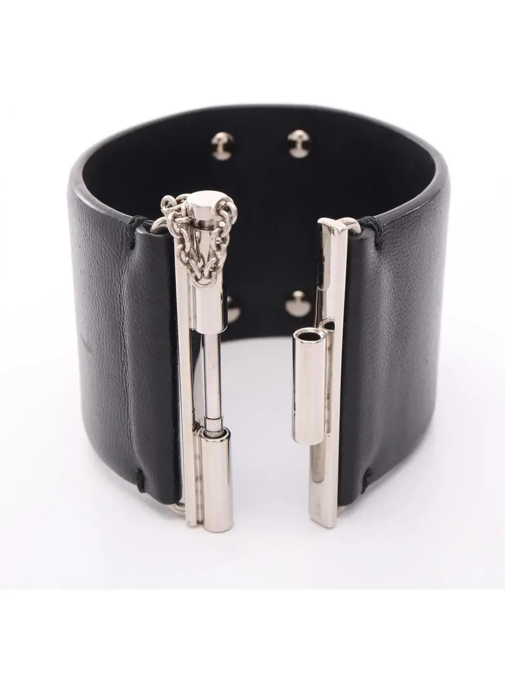 Chanel Cc Logo Bracelet Silver-Tone #357815C15B